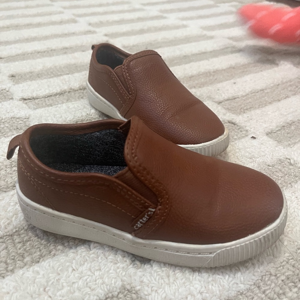 Little boys size 9 slip on shoes by Carter’s